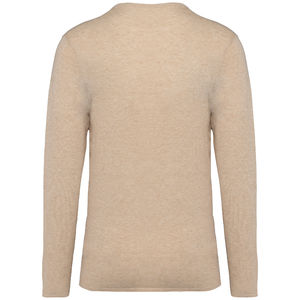 Pull Lyocell Tencel H | Pull publicitaire Beige Sand Heather 4