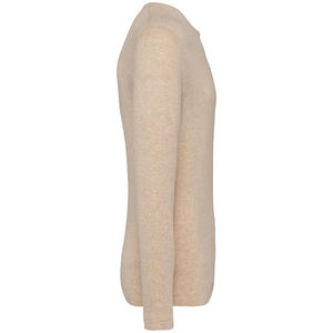 Pull Lyocell Tencel H | Pull publicitaire Beige Sand Heather 5