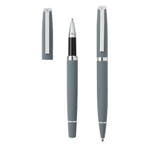 Set stylo Deluxe | Set stylo publicitaire Grey 3