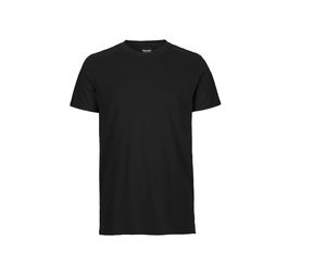 T-shirt fit coton bio H | T-shirt personnalisé Black 1