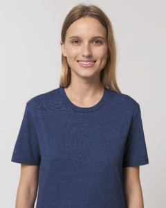 T-shirt jersey bio | T-shirt personnalisé Heather snow mid blue 5