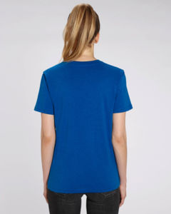 T-shirt jersey bio | T-shirt personnalisé Mid Heather Royal Blue 5