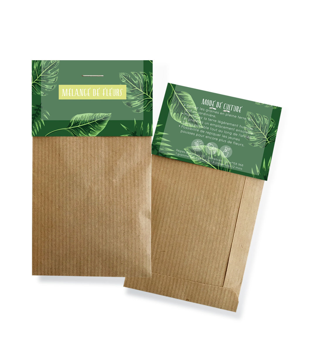 Petit Sachet De Graines Kraft | Graines Publicitaires | Sachets de