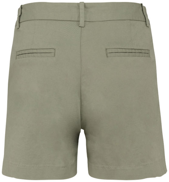 Bermuda coton bio F | Bermuda personnalisé Almond green