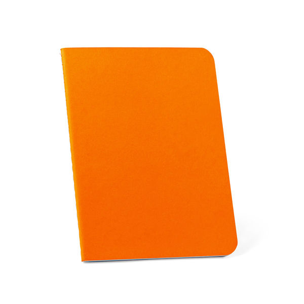 Bloc-notes B7 recyclé | Bloc-notes publicitaire Orange