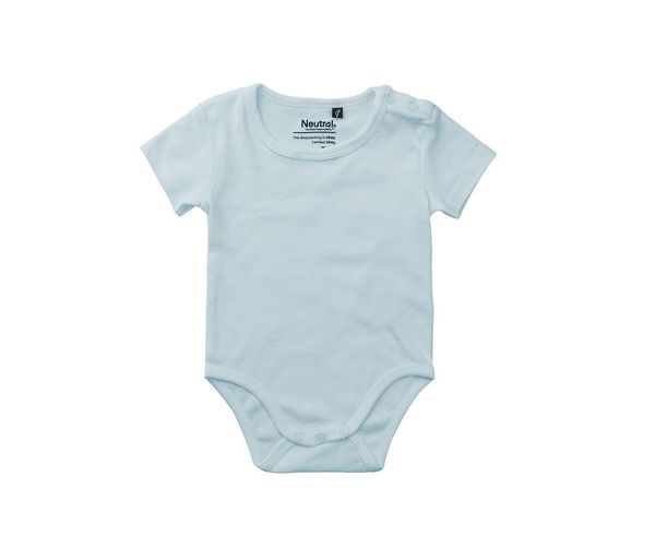 Body bébé court éco | Body bébé publicitaire Light Blue