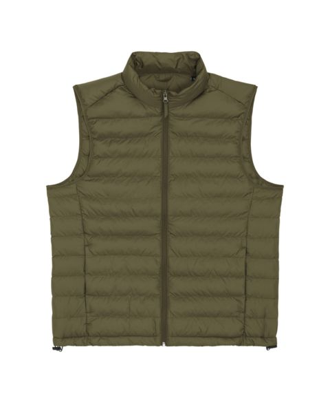 Bodywarmer recyclé H | Bodywarmer personnalisé British Khaki