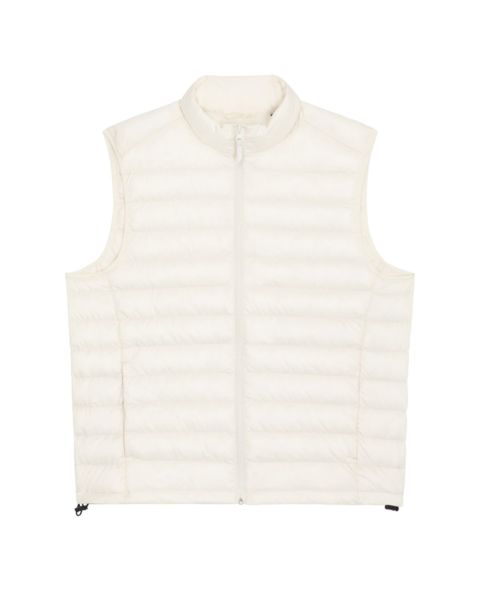 Bodywarmer recyclé H | Bodywarmer personnalisé Off White