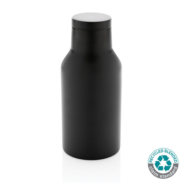 Bouteille isotherme compacte | Bouteille isotherme personnalisée Noir