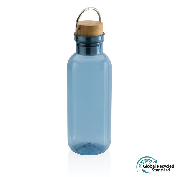 Bouteille rPET 380ml | Bouteille publicitaire Bleu