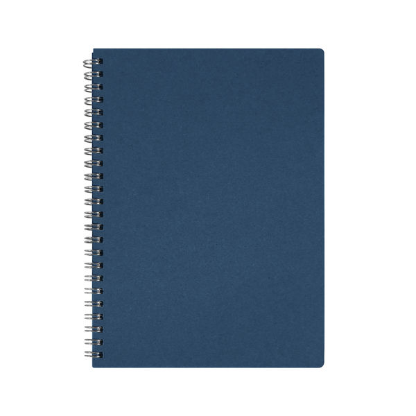 Cahier à spirales A5 | Cahier publicitaire Bleu