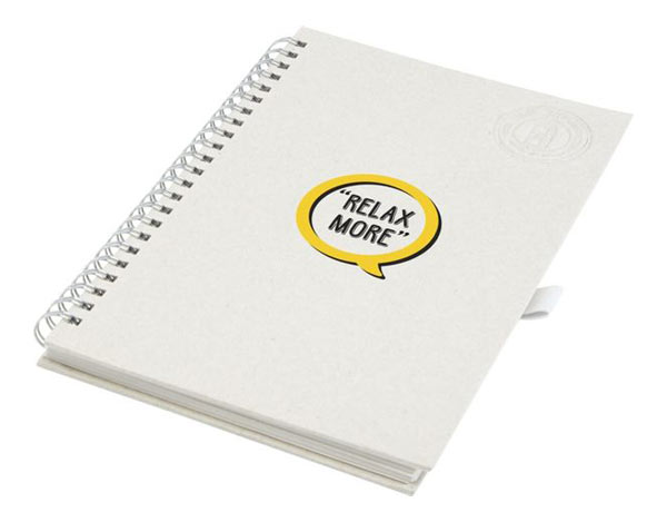 Carnet A5 Dairy Dream | Carnet A5 à spirales personnalisable Blanc cassé 1