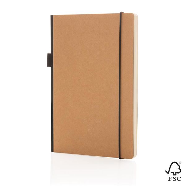 Carnet soufflet FSC | Carnet publicitaire Brown