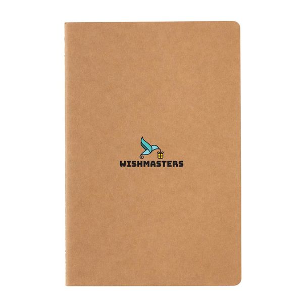 Carnet couverture souple FSC | Carnet publicitaire Brown 5