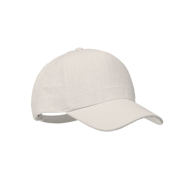 Casquette 5 pans chanvre | Casquette personnalisée Beige