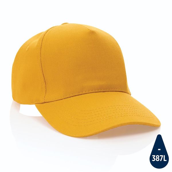 Casquette coton recyclé  | Casquette publicitaire Yellow