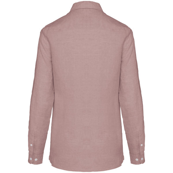 Chemise en lin F | Chemise personnalisée Petal Rose