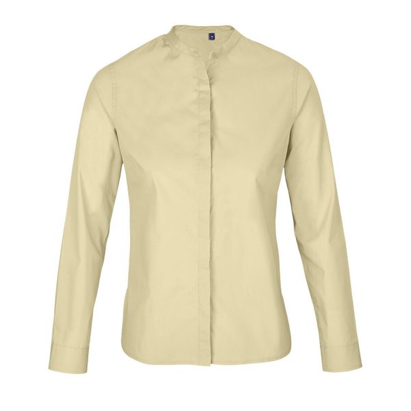 Chemise Bart bio recyclée Women | Chemise personnalisée Beige