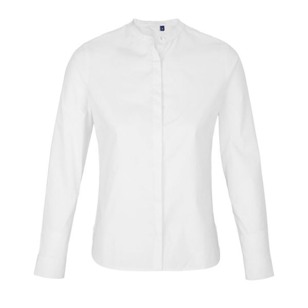 Chemise Bart bio recyclée Women | Chemise personnalisée Blanc optique