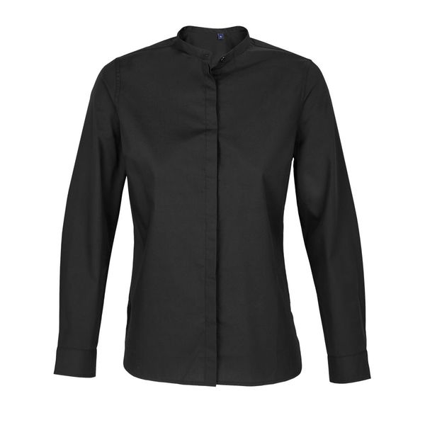 Chemise Bart bio recyclée Women | Chemise personnalisée Noir profond