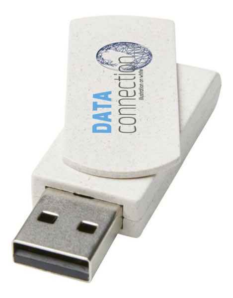 Clé USB Rotate | Clé USB publicitaire Beige 1
