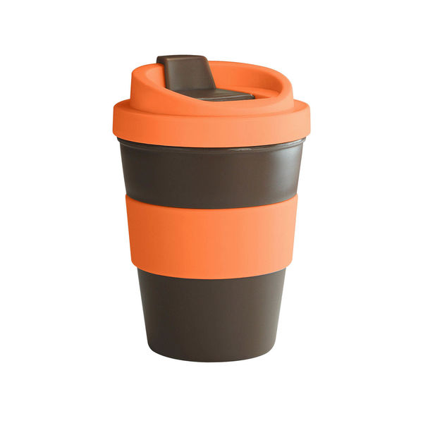 Cup Me | Mug leakproof 240ml Écologique Publicitaire Orange