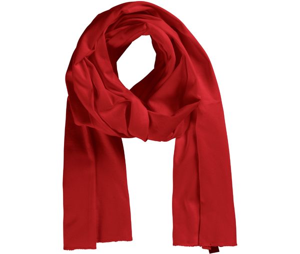 Echarpe jersey coton bio | Echarpe publicitaire Red