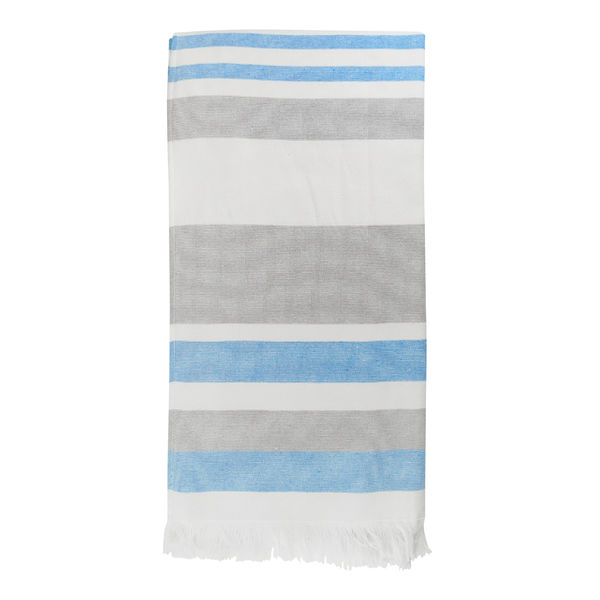 Fouta Elmar | Fouta publicitaire Bleu Blanc