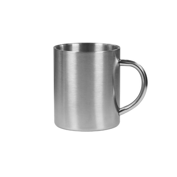 Mug acier inoxydable | Mug personnalisé Argent