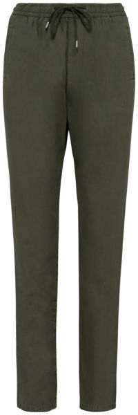 Pantalon décontracté F | Pantalon publicitaire Washed Organic Khaki