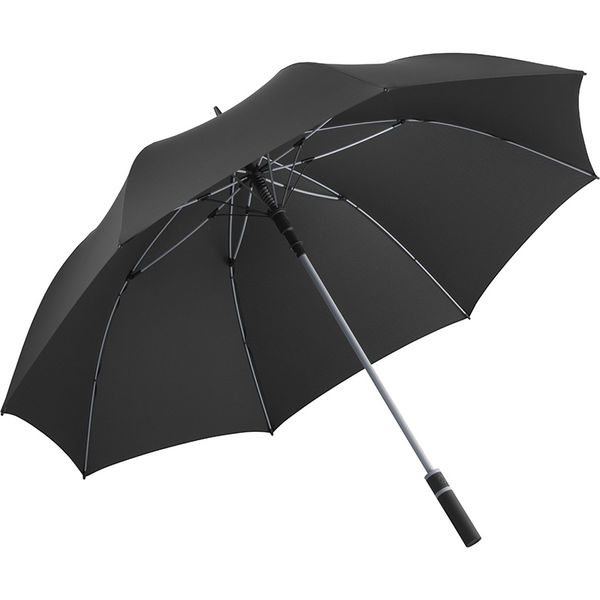 Parapluie golf écoconçu | Parapluie golf personnalisé Noir Gris