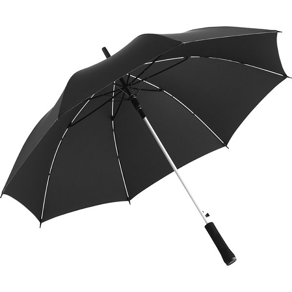 Parapluie perso écoconçu | Parapluie personnalisé Noir Blanc