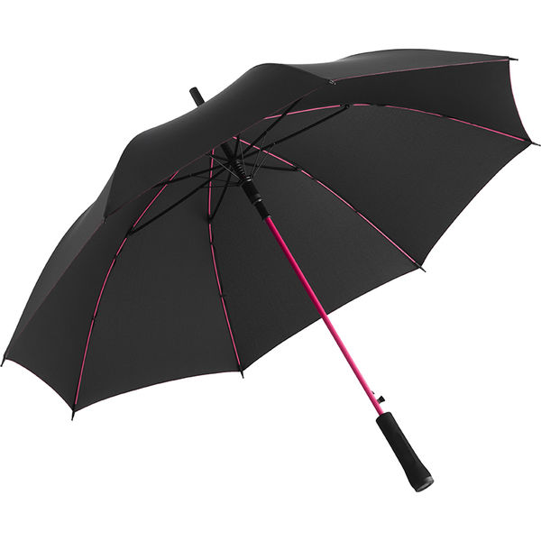 Parapluie perso écoconçu | Parapluie personnalisé Noir Magenta