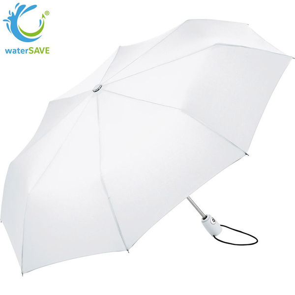 Parapluie poche éco | Parapluie de poche publicitaire Blanc cassé