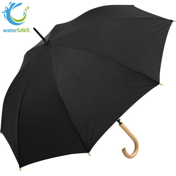 Parapluie pub éco | Parapluie publicitaire Noir