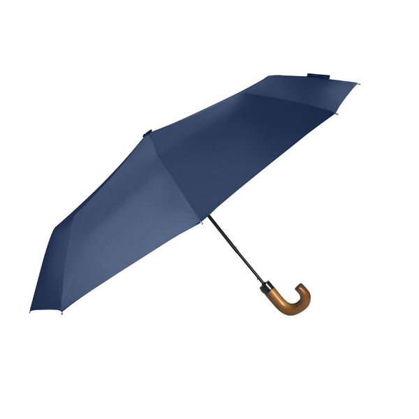 Parapluie pliable Canbray | Parapluie publicitaire Bleu marine