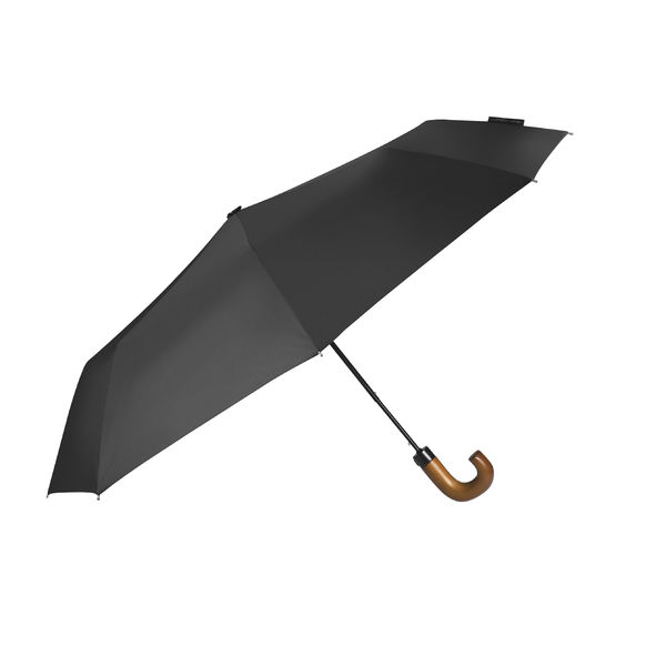 Parapluie pliable Canbray | Parapluie publicitaire Noir