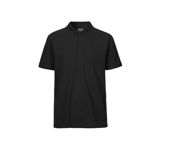 Polo 100% coton bio H | Polo personnalisé Black