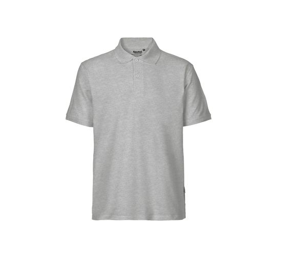 Polo 100% coton bio H | Polo personnalisé Sport Grey