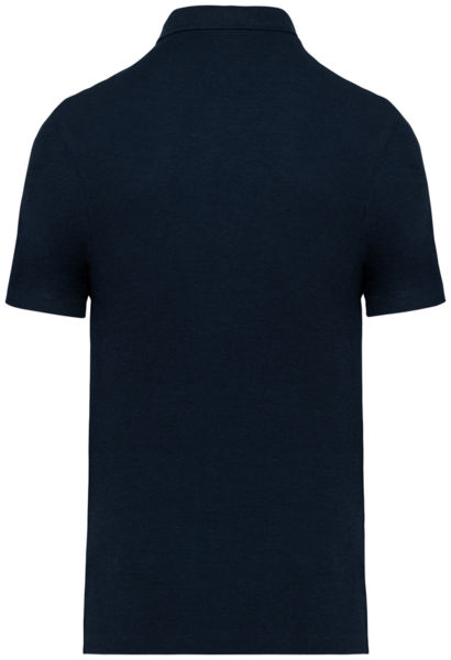 Polo maille gaufrée H | Polo personnalisé Navy Blue