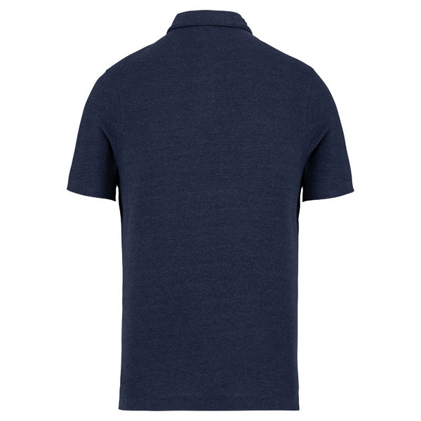 Polo recyclé H | Polo publicitaire Recycled navy heather