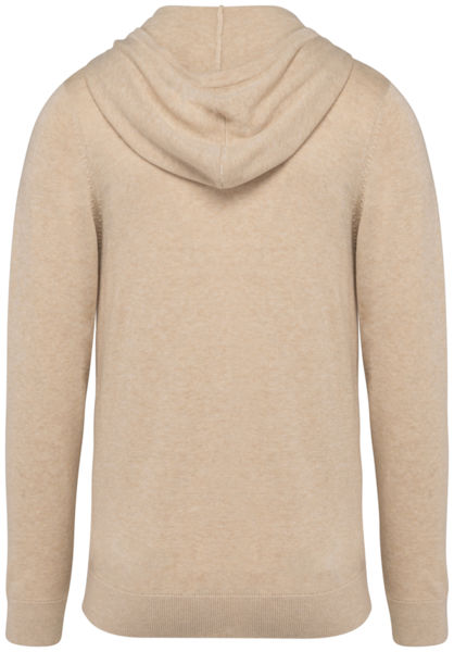 Pull capuche Lyocell H | Pull à capuche publicitaire Beige Sand Heather