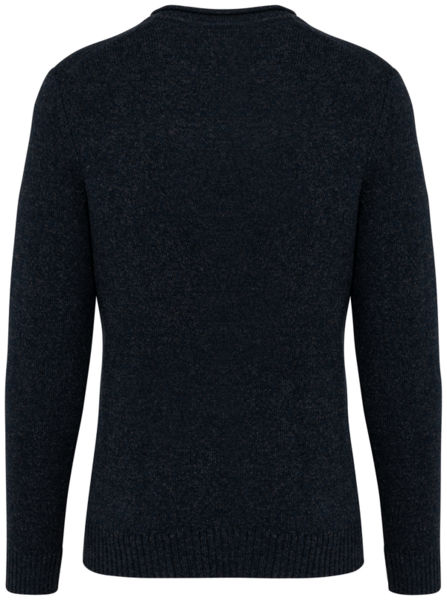 Pull laine mérinos H | Pull personnalisé Deep Indigo Heather