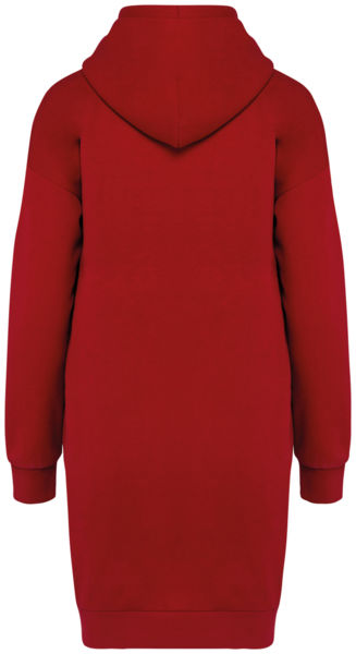 Robe sweat | Robe sweat personnalisée Hibiscus red