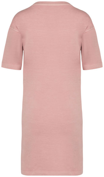 Robe t-shirt | Robe t-shirt personnalisable Washed Petal Rose