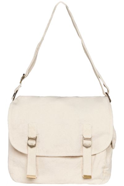 Sac besace coton bio | Sac besace publicitaire Washed Natural