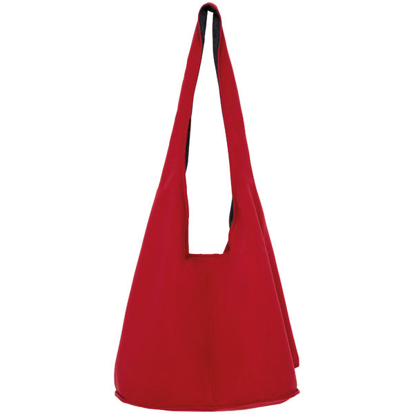 Sac cabas molleton | Sac cabas publicitaire Hibiscus red