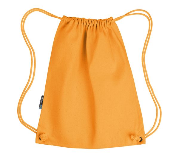 Sac corde coton bio | Sac à dos publicitaire Okay Orange