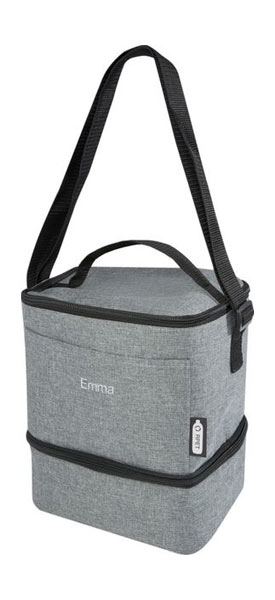 Sac repas Tundra | Sac de repas isotherme publicitaire Gris 1