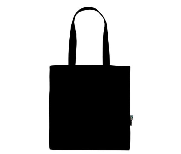 Sac 100% coton bio | Sac de shopping personnalisé Black